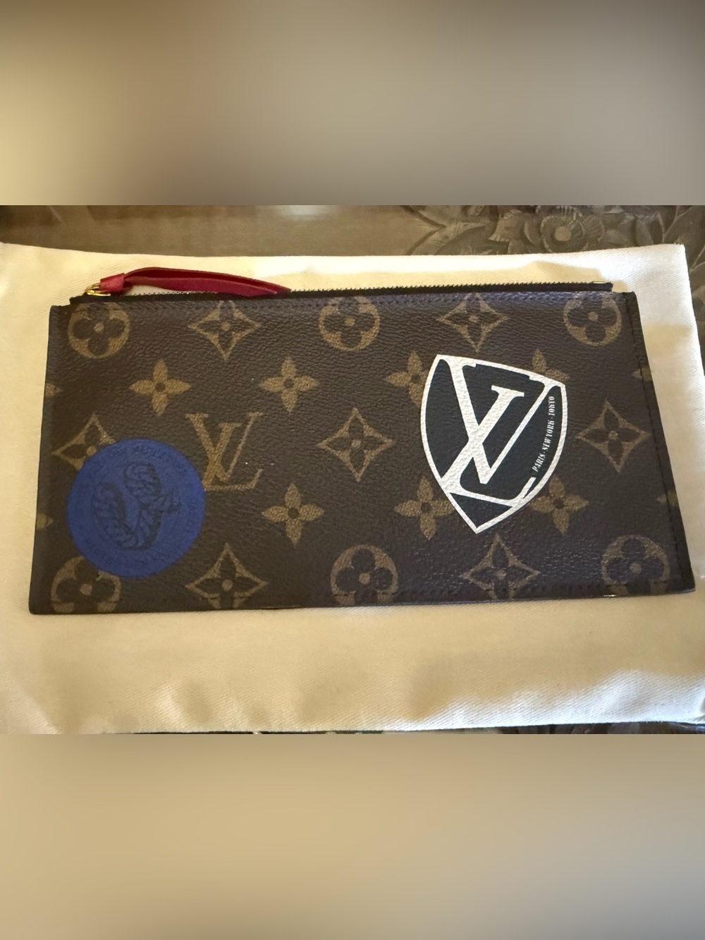 Louis Vuitton monogram canvas zip pouch